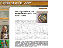 Tablet Screenshot of originofaids.com